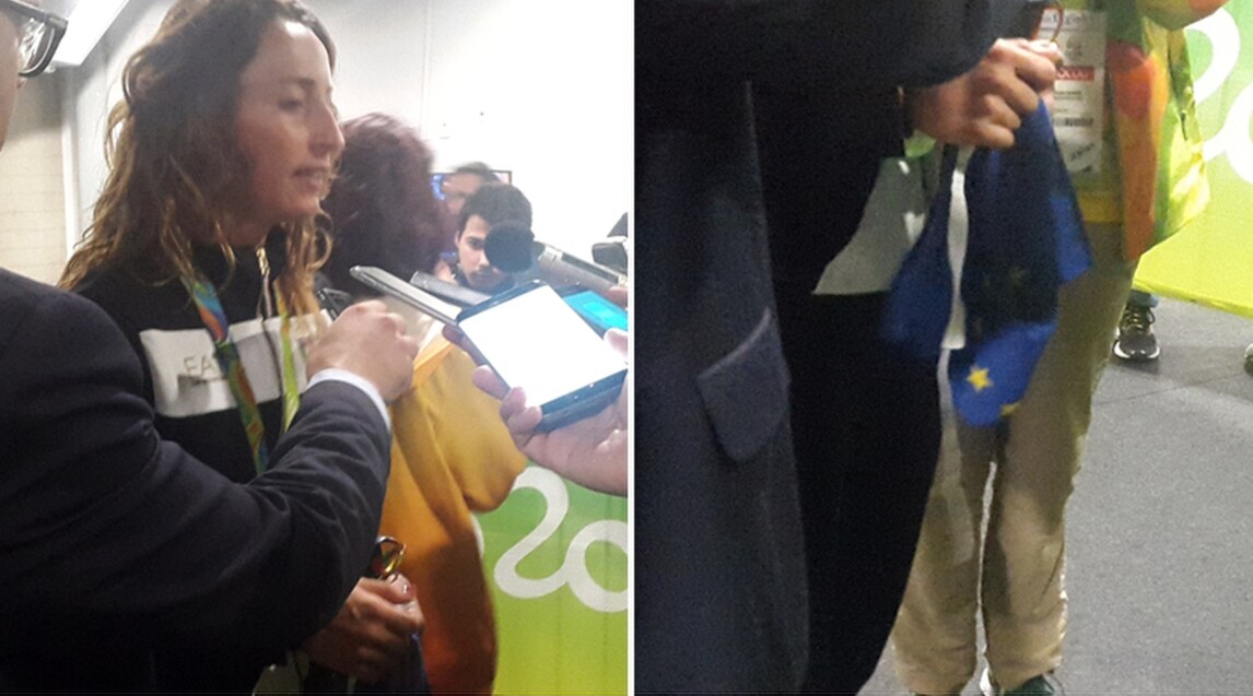 Olimpiadi, Di Francisca con la bandiera europea: «Uniti dopo episodi di terrorismo»