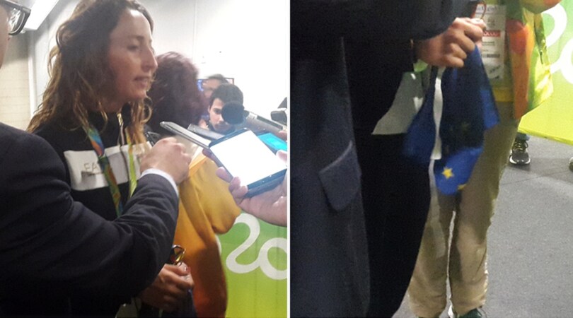 Olimpiadi, Di Francisca con la bandiera europea: «Uniti dopo episodi di terrorismo»
