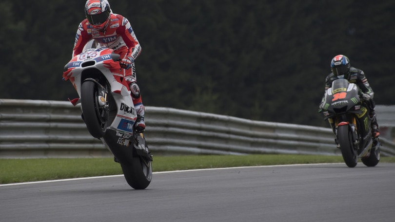 MotoGp Austria: Ducati sempre davanti, Rossi terzo