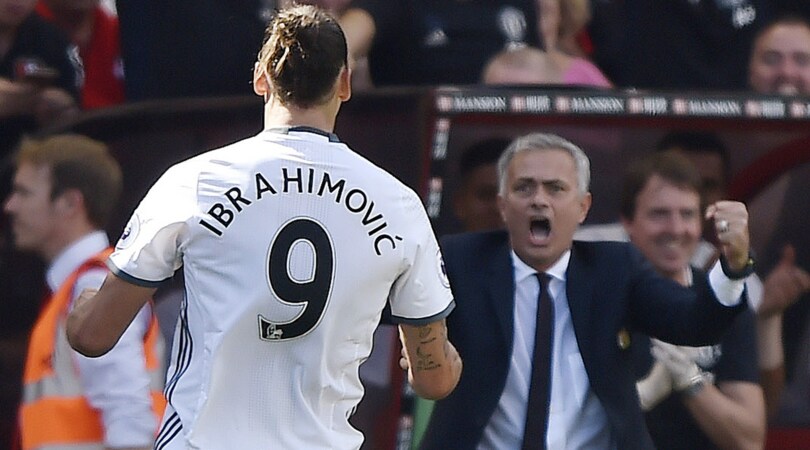 Premier League, Manchester United ok alla prima: Mata, Ibra e Rooney stendono il Bournemouth
