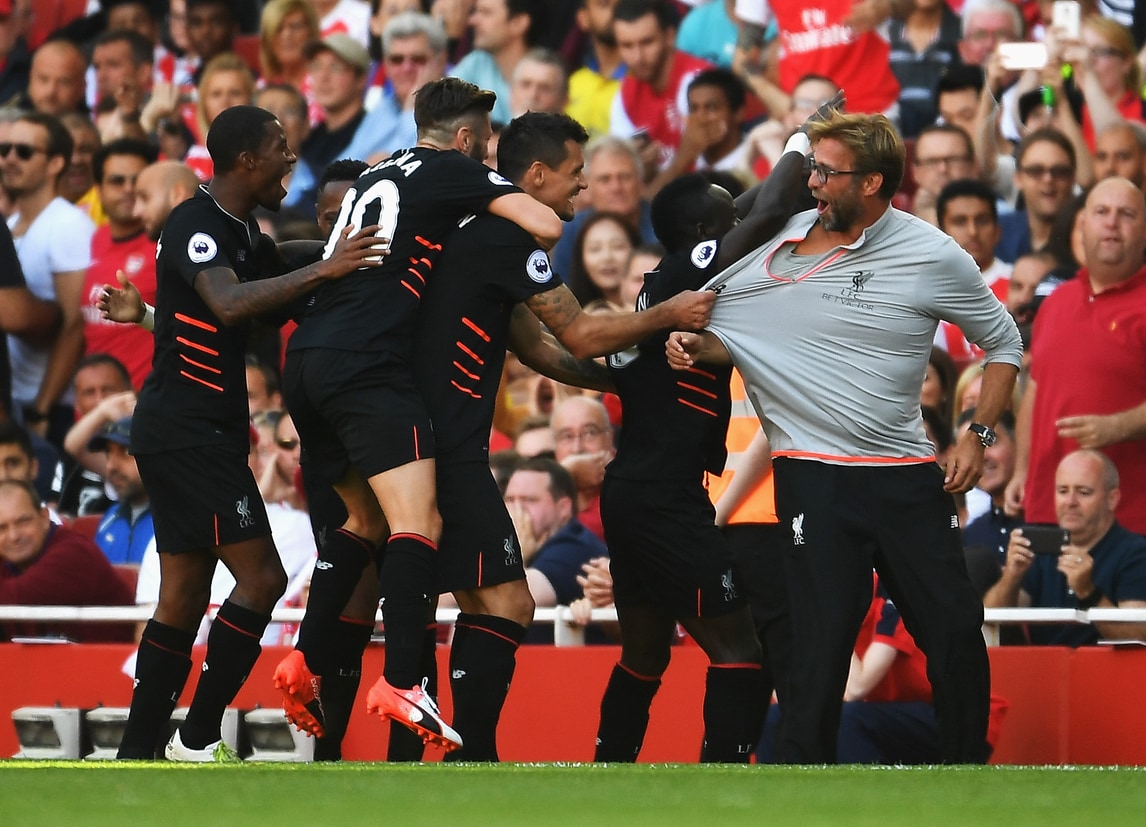 Premier League: Arsenal-Liverpool 3-4, le immagini del primo big match della stagione