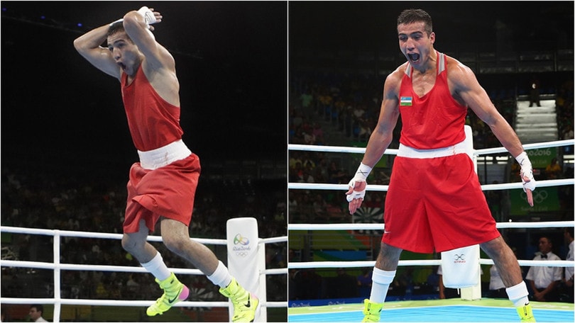 Boxe, il pugile uzbeko esulta come Cristiano Ronaldo