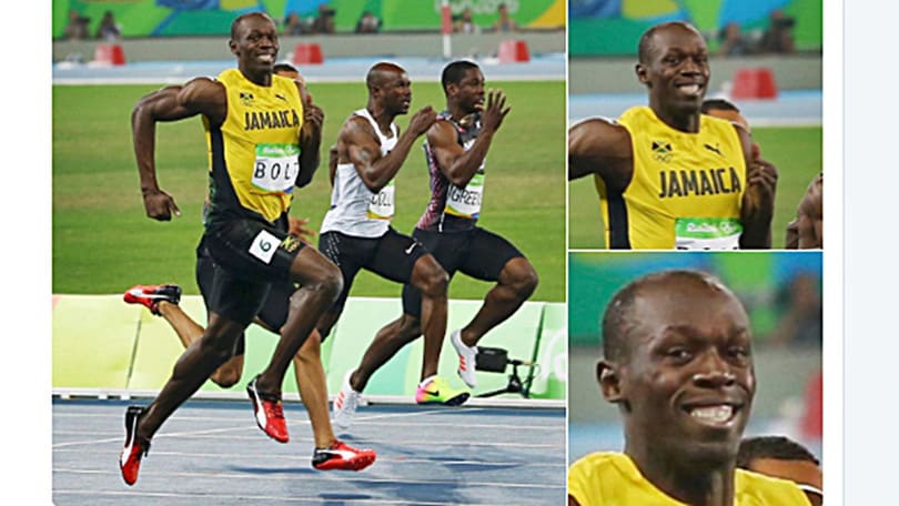 Rio 2016: Bolt in posa per le foto prima del traguardo ed è subito virale