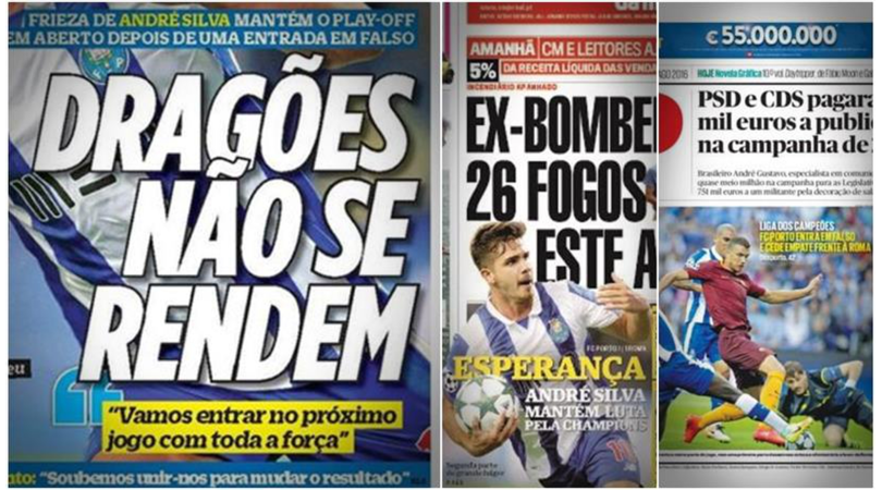 Champions League, i quotidiani portoghesi: «Porto, puoi farcela»