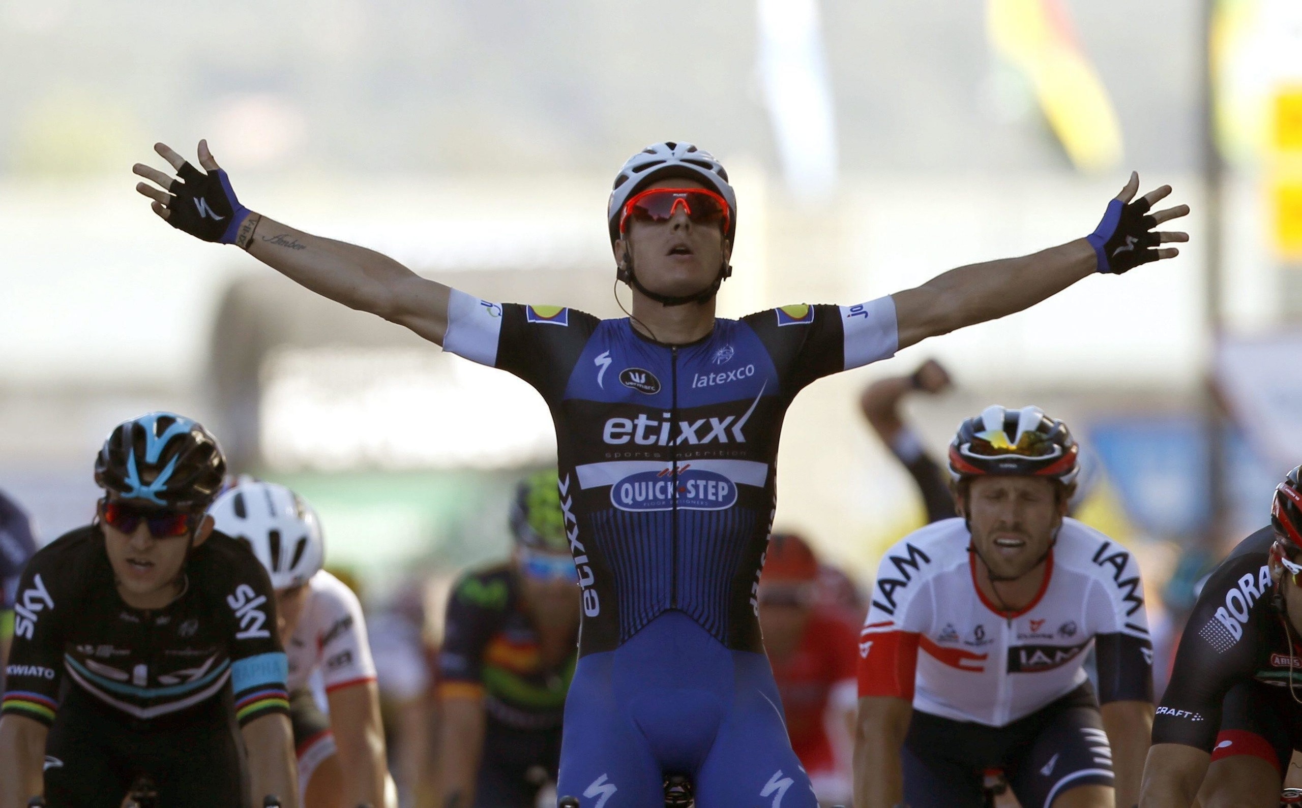 Vuelta: volata a Meersman, maglia a Kwiatkowski