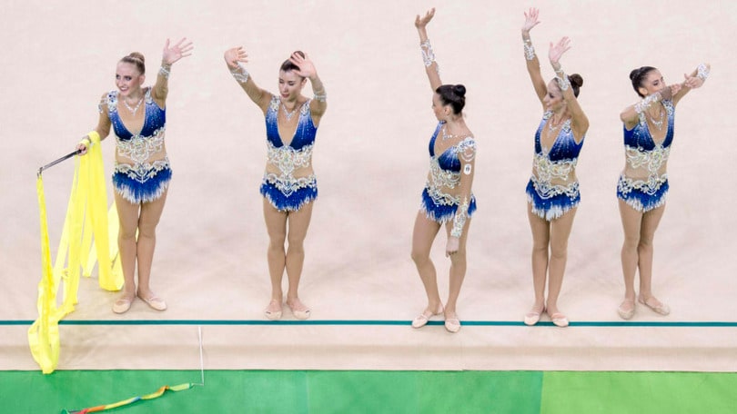 Rio2016: Ginnastica ritmica. Farfalle ai piedi del podio