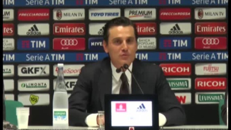 Montella: "Berlusconi è vicino alla squadra"