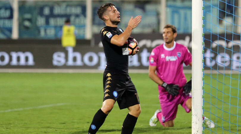 Pescara-Napoli 2-2: solo un pareggio per Sarri
