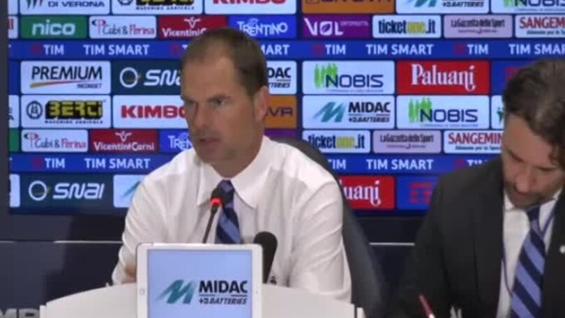 De Boer: "Oggi il problema principale è fisico"