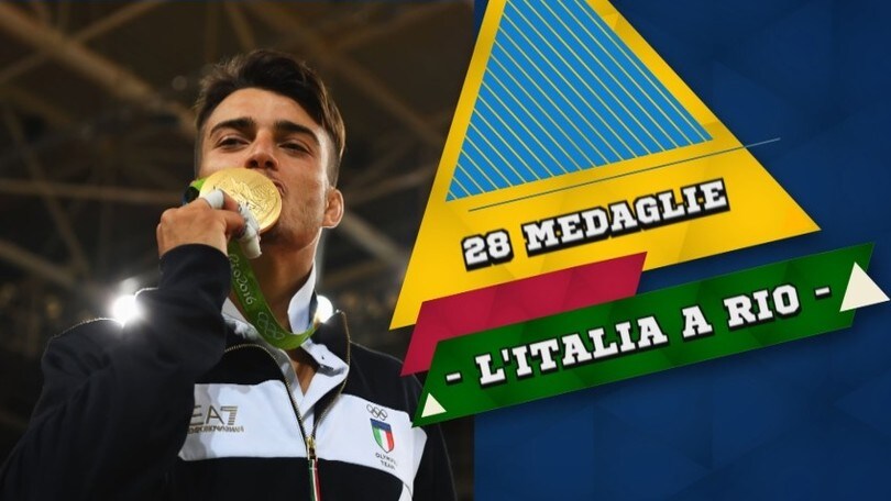 Rio 2016, l'Italia chiude con 28 medaglie