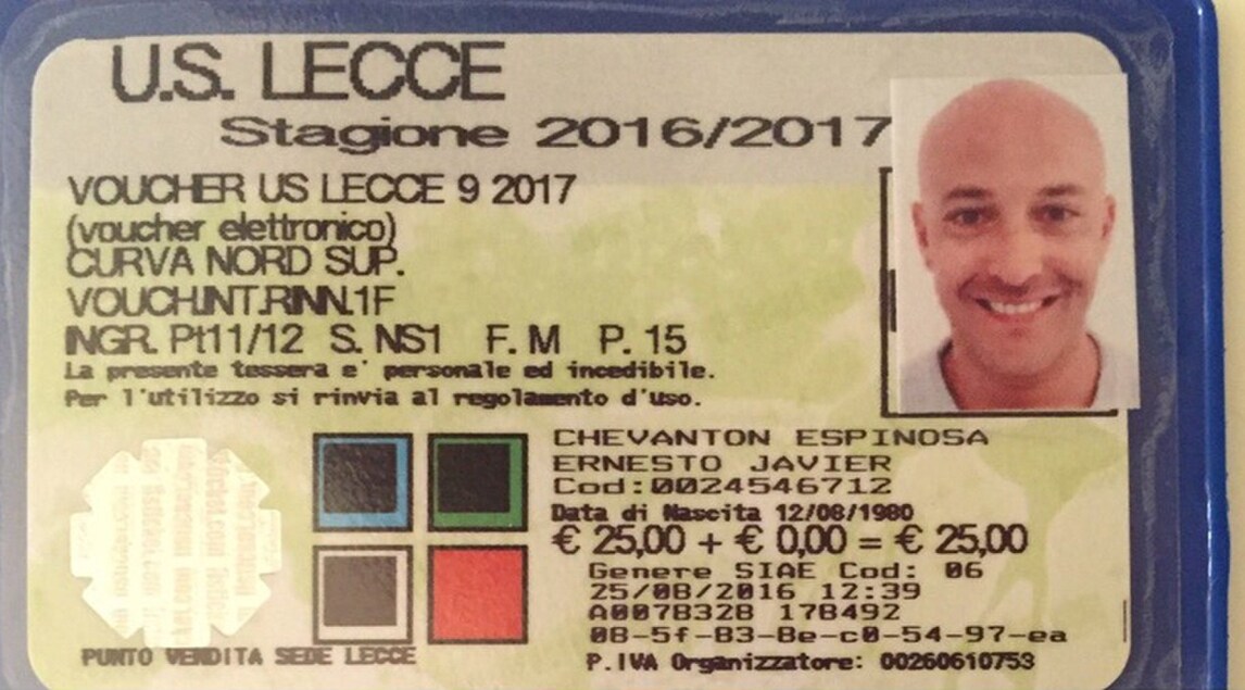 Lega Pro Lecce, Chevanton si abbona in curva
