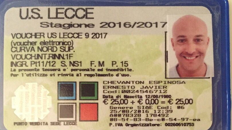 Lega Pro Lecce, Chevanton si abbona in curva