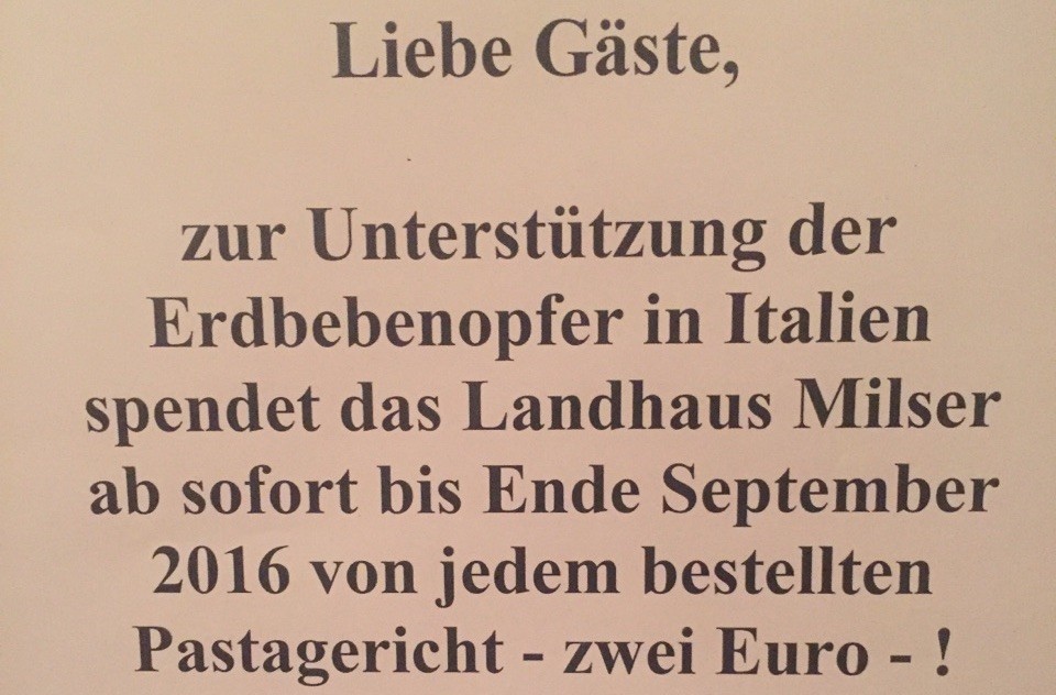 Anche la Germania aiuta i terremotati