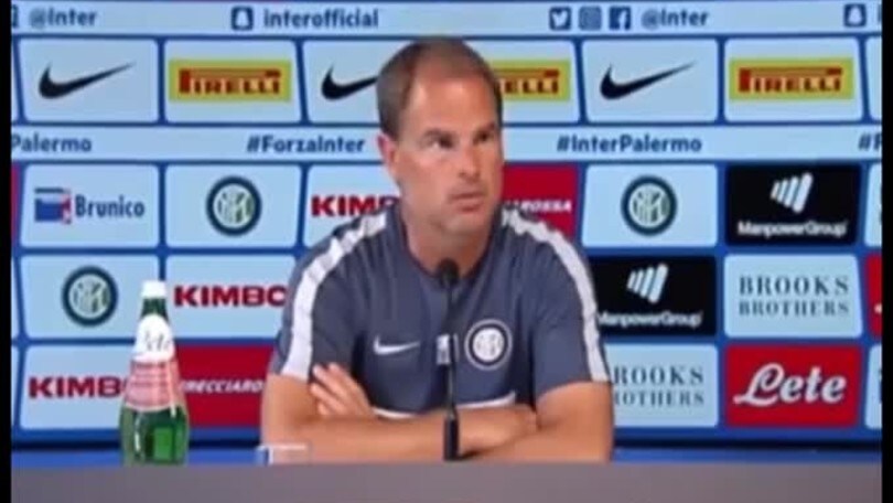De Boer: "Scudetto? Lavoriamo e vediamo"