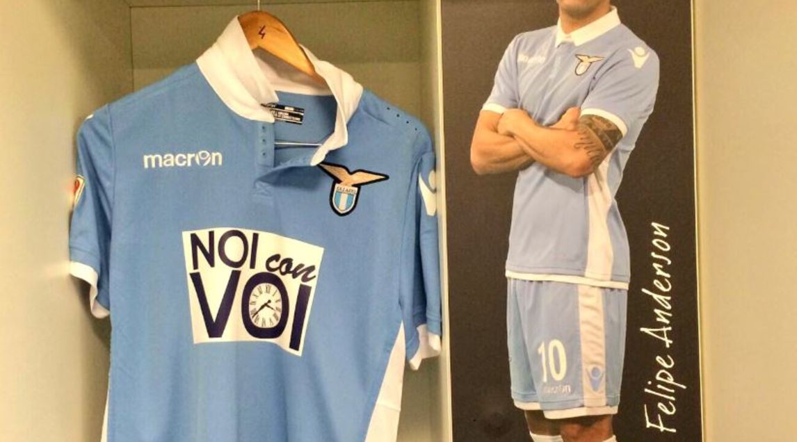 Sisma, sulla maglia della Lazio un ricordo per le popolazioni colpite
