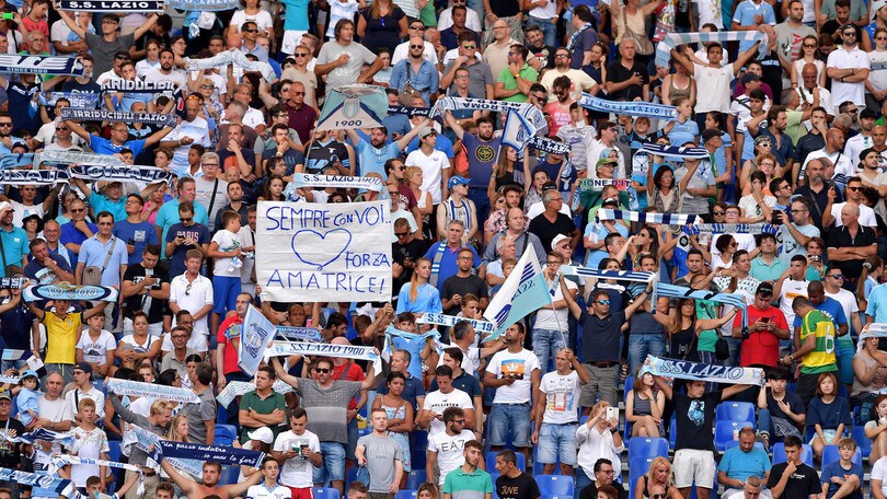 Lazio-Juventus, il grido dell'Olimpico è forza Amatrice!