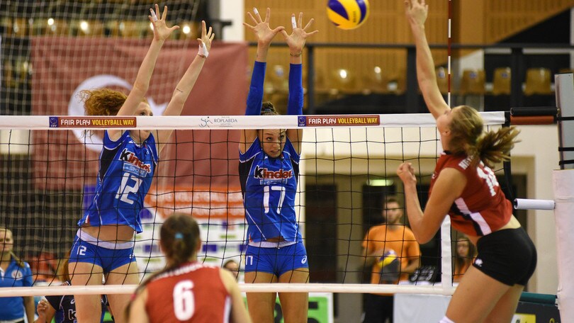 Volley: Europei U.19, l'Italia, batte anche la Bielorussia