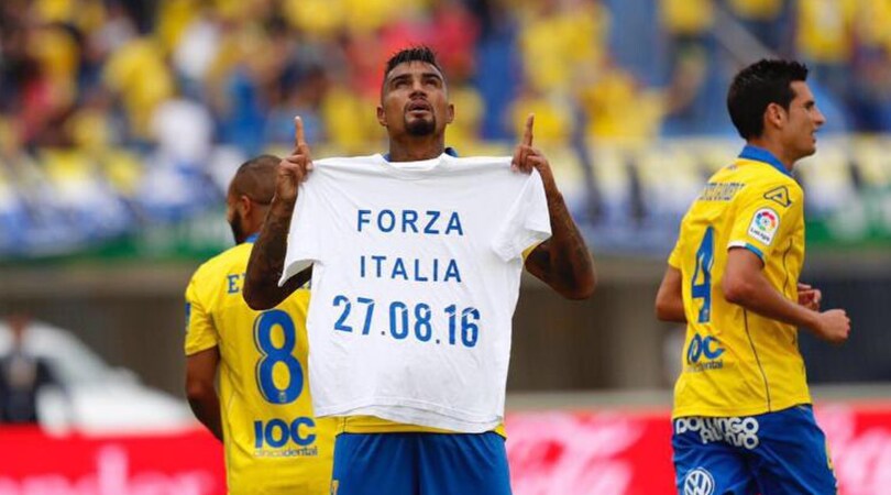 Liga, niente sconti a Boateng: multa per la maglia dedicata ai terremotati
