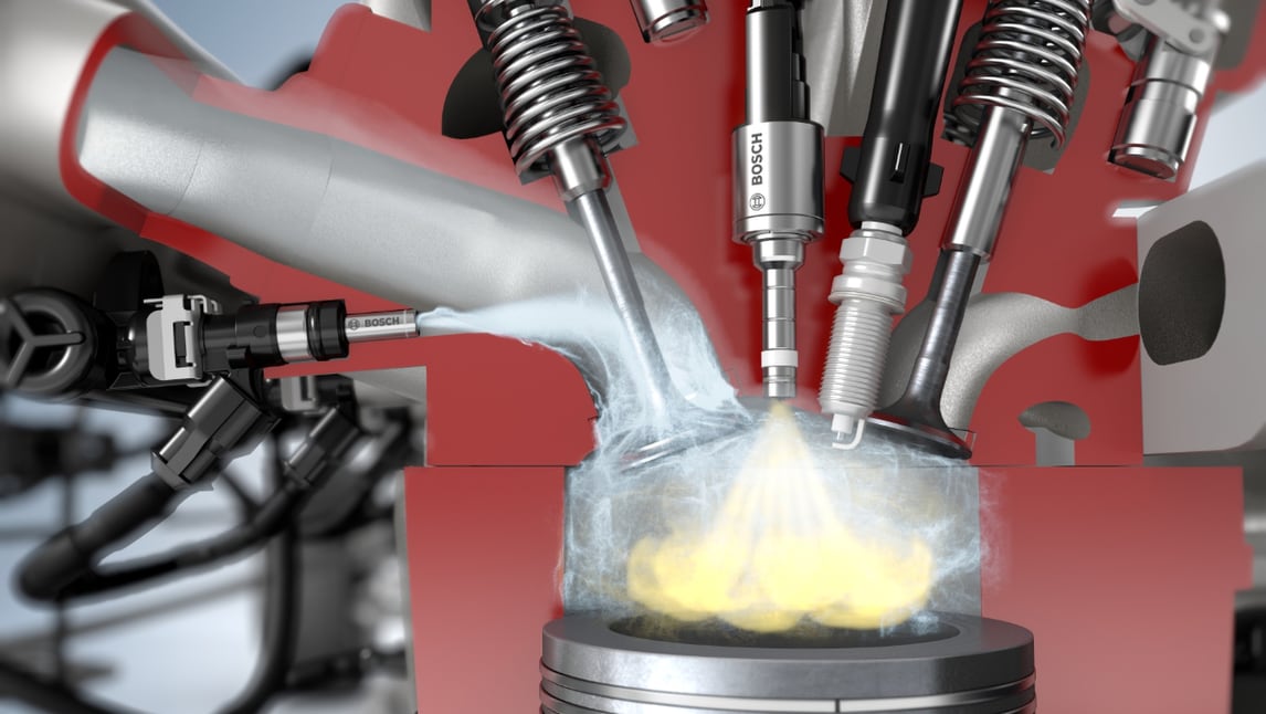 Bosch, consumi giù con l'iniezione ad acqua