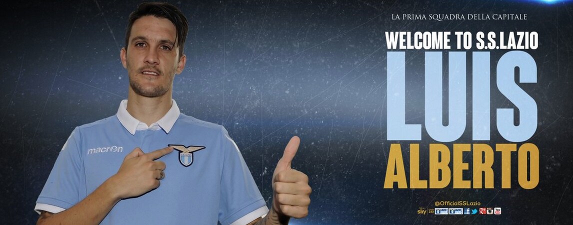 Calciomercato Lazio, ufficiale Luis Alberto
