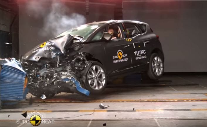Auto più sicure del 2016, 5 stelle a Renault Scénic