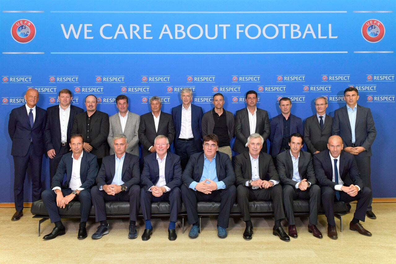 Allegri all'Elite Club Coaches dell'Uefa