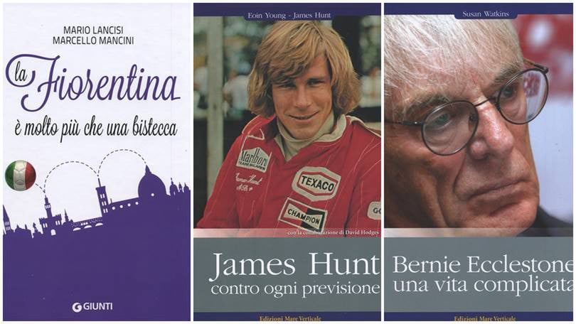 Il romanzo della Fiorentina e due libri sulla Formula 1