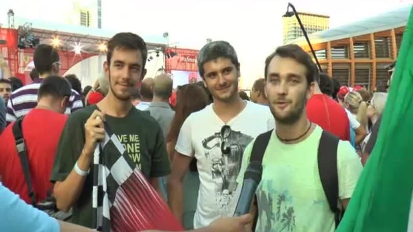 Ferrari, Monza: l'ottimimismo dei tifosi