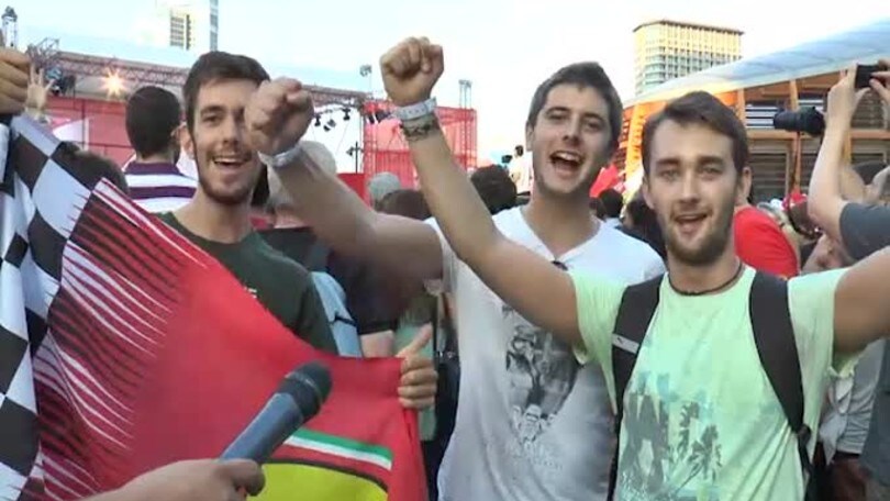 F1, i tifosi: "Forza Ferrari"