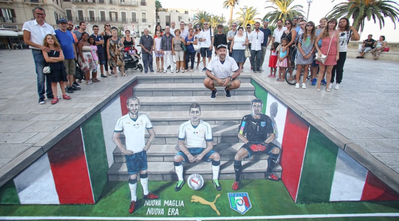 Puma e FIGC. Street Art per il kit da trasferta della Nazionale