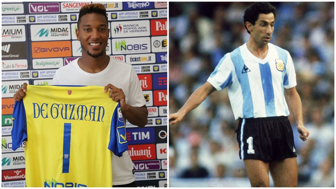 Chievo, De Guzman come Ardiles e non solo: indossa la numero 1