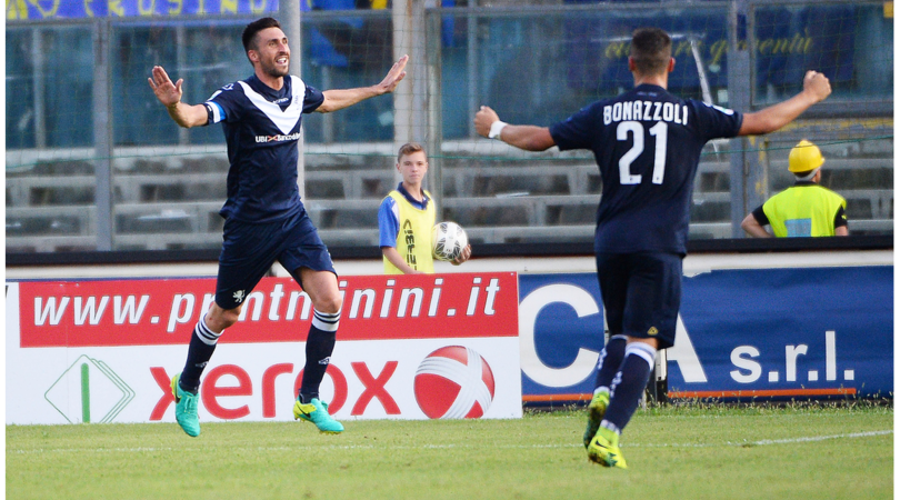 Serie B: Brescia-Frosinone 2-0, la prima vittoria di Brocchi