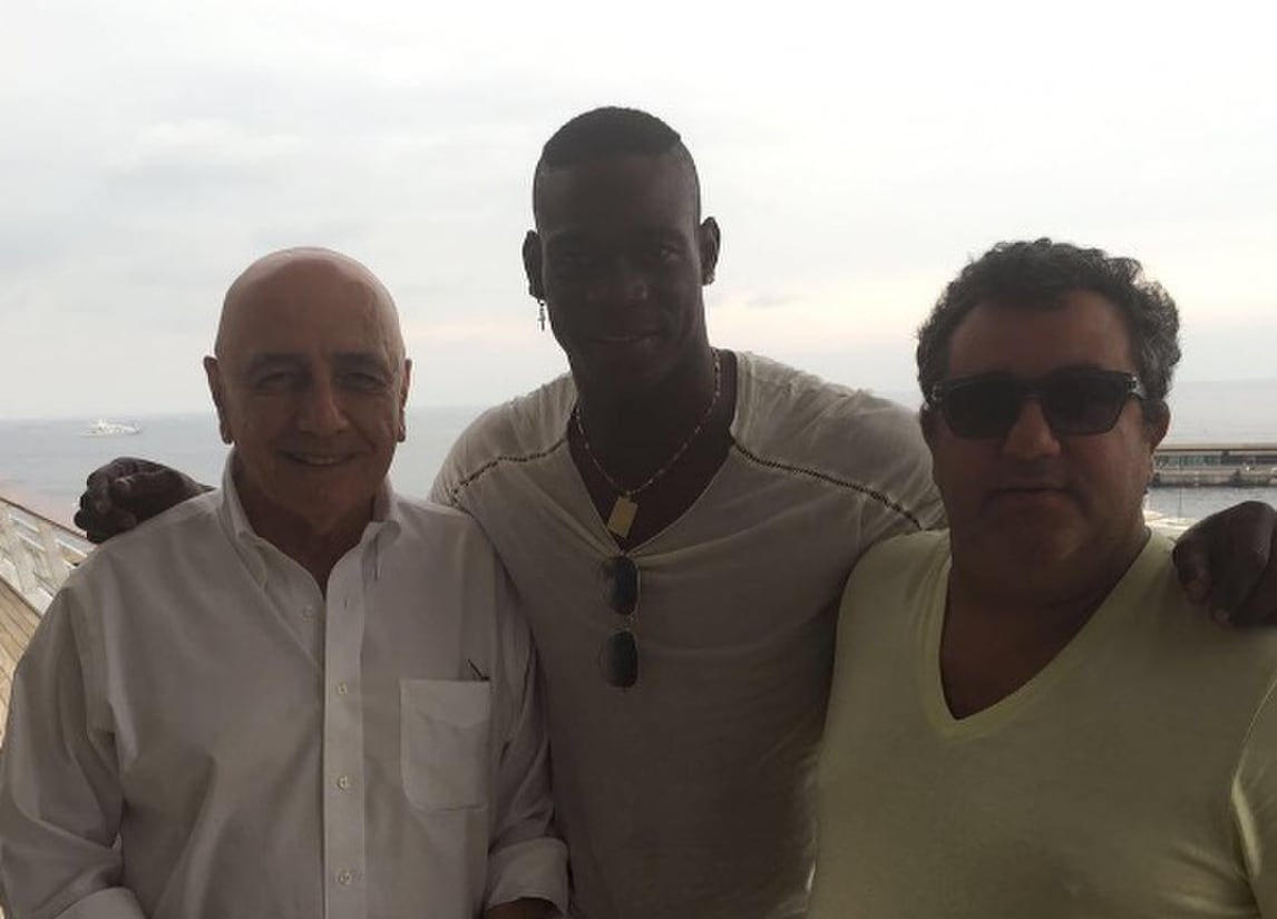 Balotelli, relax a Monaco con Galliani e Raiola