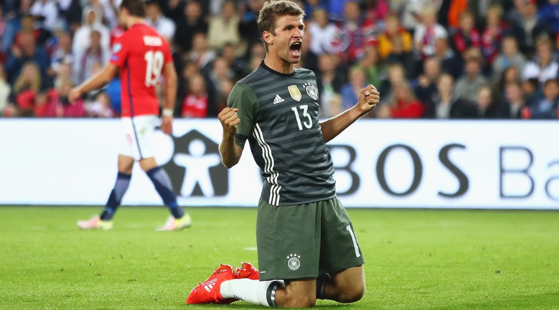 Russia 2018: Norvegia-Germania 0-3, show di Muller