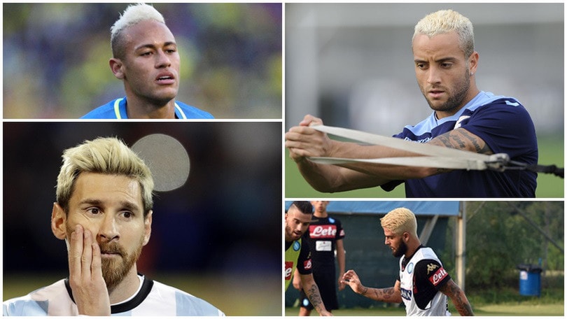 Da Messi a Insigne, tutti pazzi per i capelli ossigenati