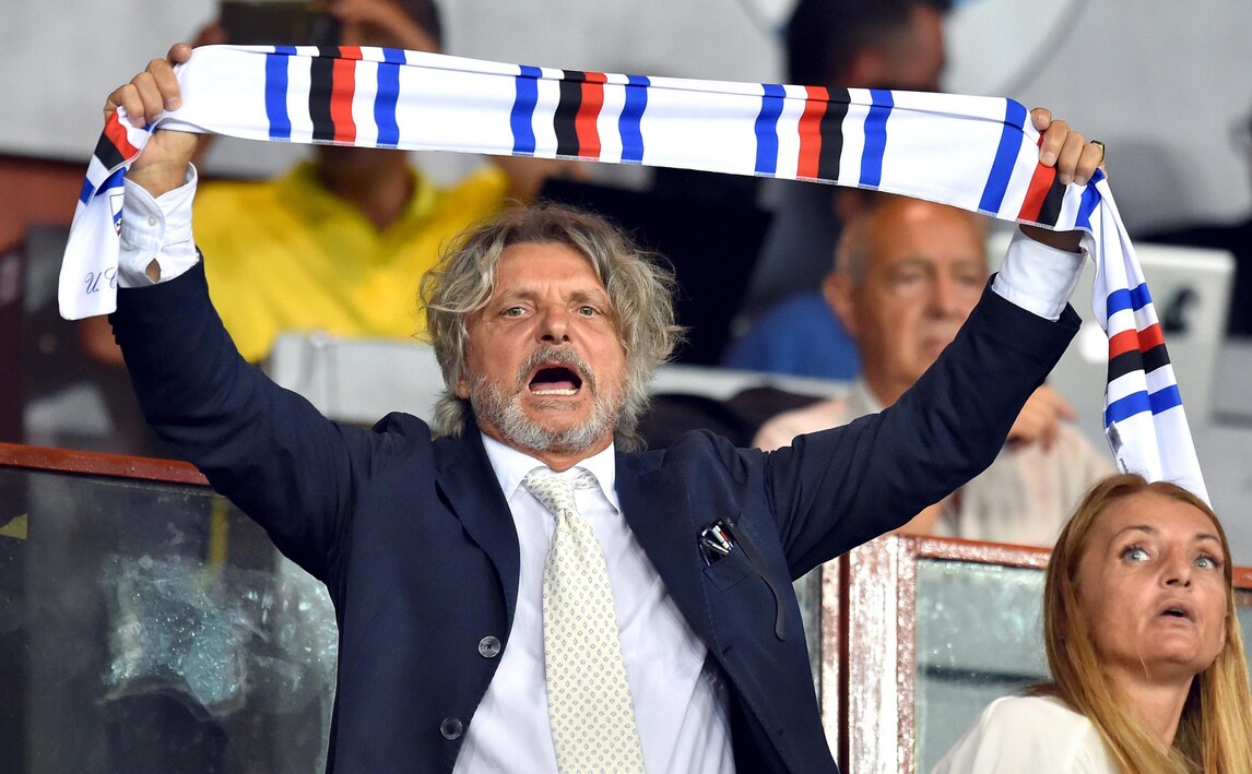 Sampdoria, Ferrero: «Se battiamo la Roma tutto può succedere»