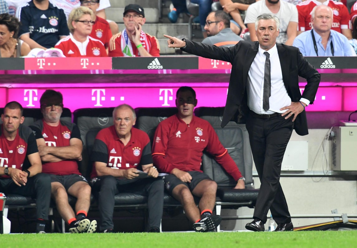 Ancelotti: «Il problema in Italia sono gli stadi proprietà»
