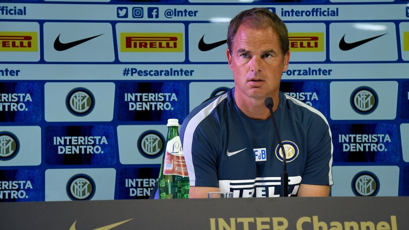 Frank De Boer: «L'Inter cresce, Joao Mario può giocare»