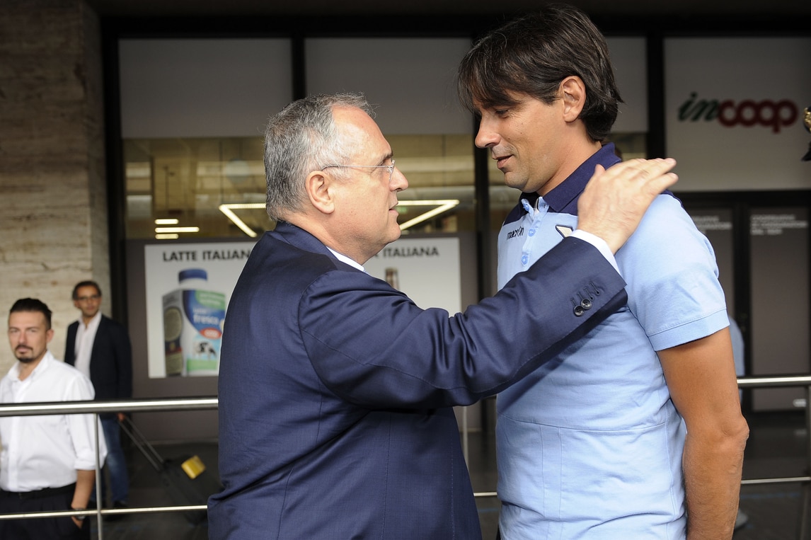 Serie A Lazio, Lotito: «Inzaghi? Gestisce al meglio la squadra»