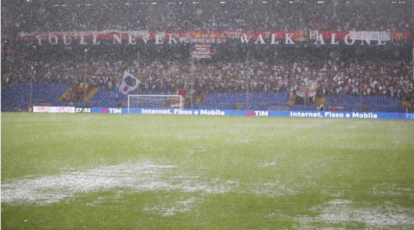 Genoa-Fiorentina: campo impraticabile, partita rinviata