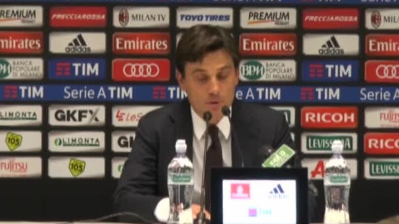 Montella: "Dovevamo fare di più"