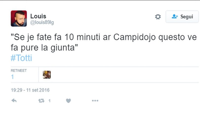 Roma, l'infinito Totti fa impazzire il web
