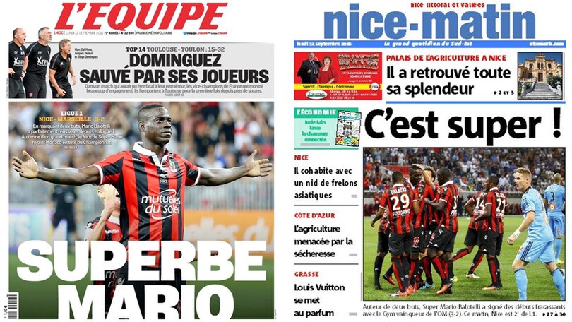 Superbe Mario, la Francia impazzisce per Balotelli