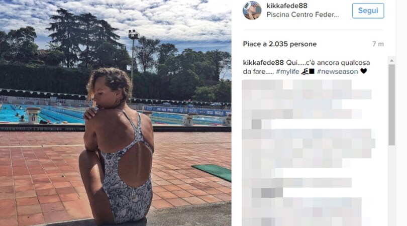 Nuoto, altro che ritiro: Federica Pellegrini torna in vasca