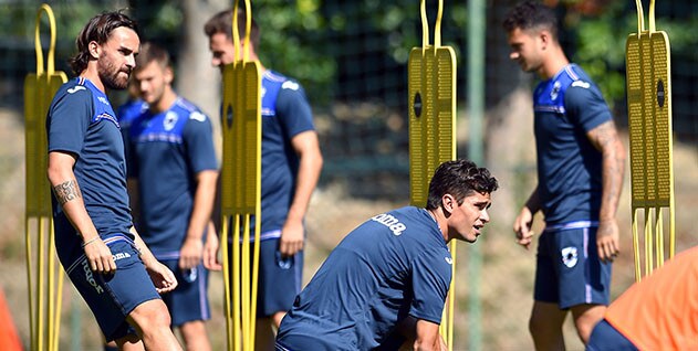 Serie A, la Sampdoria lavora dopo il ko di Roma