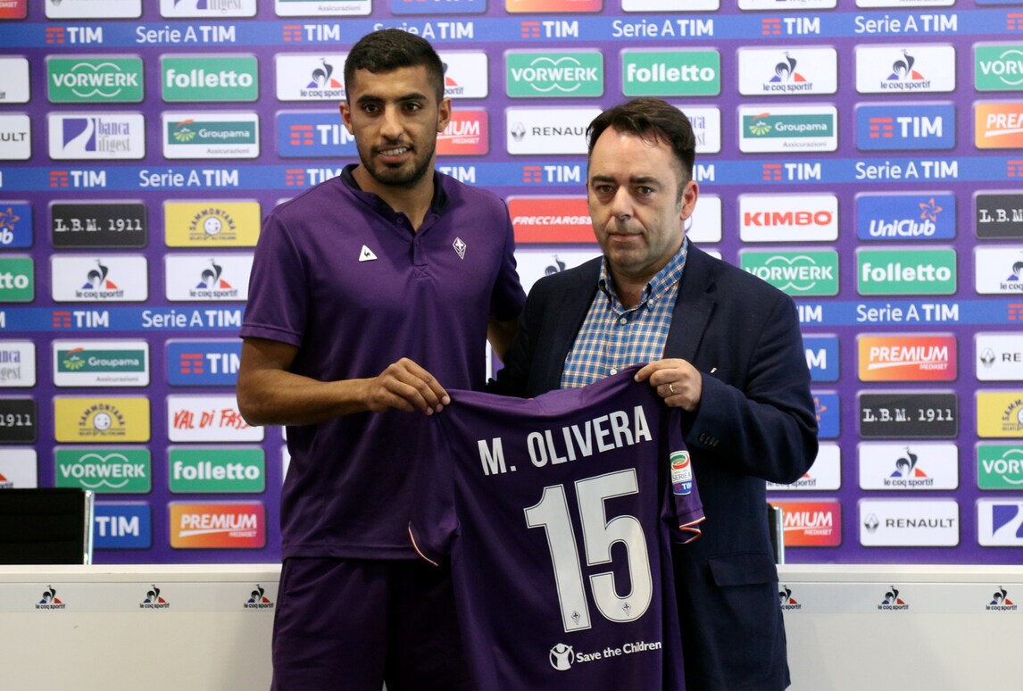 Fiorentina, Maxi Oliveira si presenta ai tifosi viola