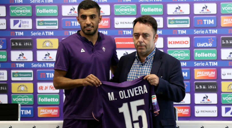 Fiorentina, Maxi Oliveira si presenta ai tifosi viola