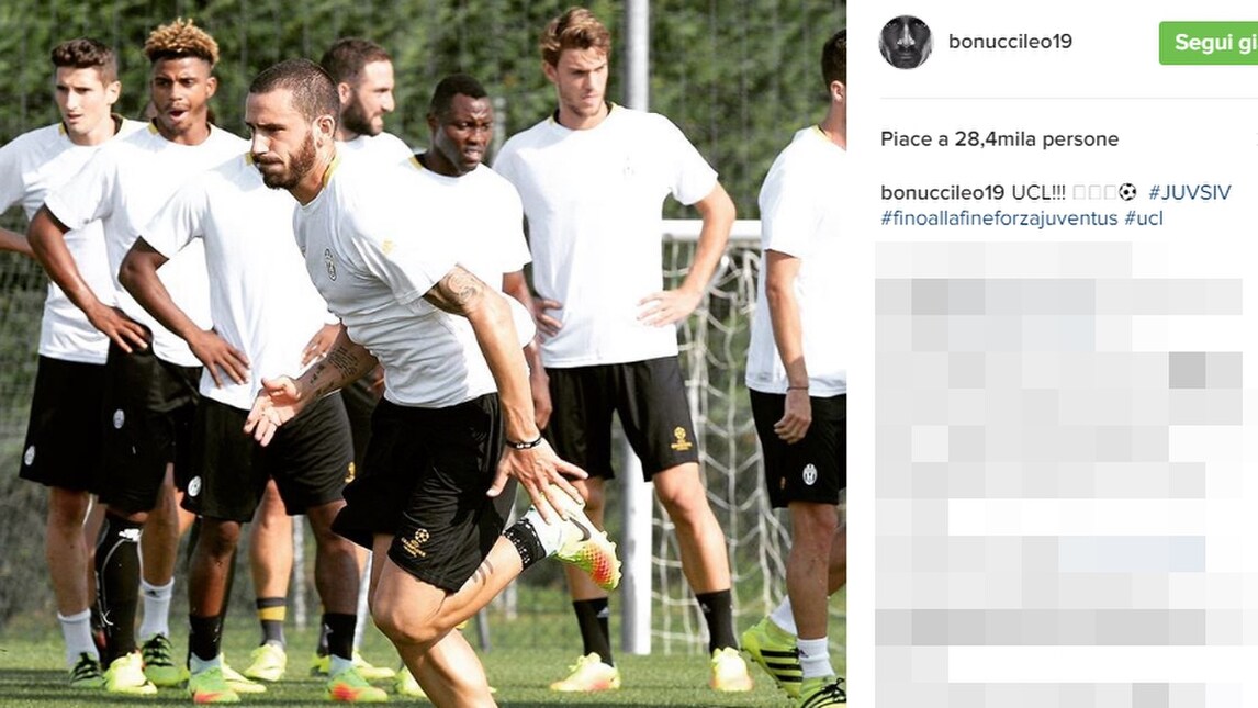 Champions League, la Juve è pronta: che carica sui social!