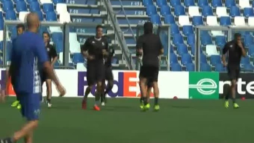 Sassuolo, allenamento prima dell'esordio