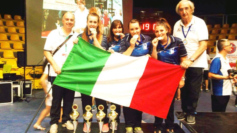 Europeo rosa, le azzurre della petanque sul podio